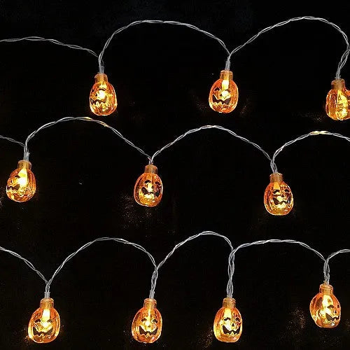 Guirlande LED Lumineuse Halloween Tunisie - CITROUILLE - SQES
