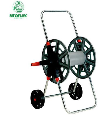 Siroflex Dévidoir Chariot 2 Roues - Enrouleur Tuyau Jardin - Made in Italy