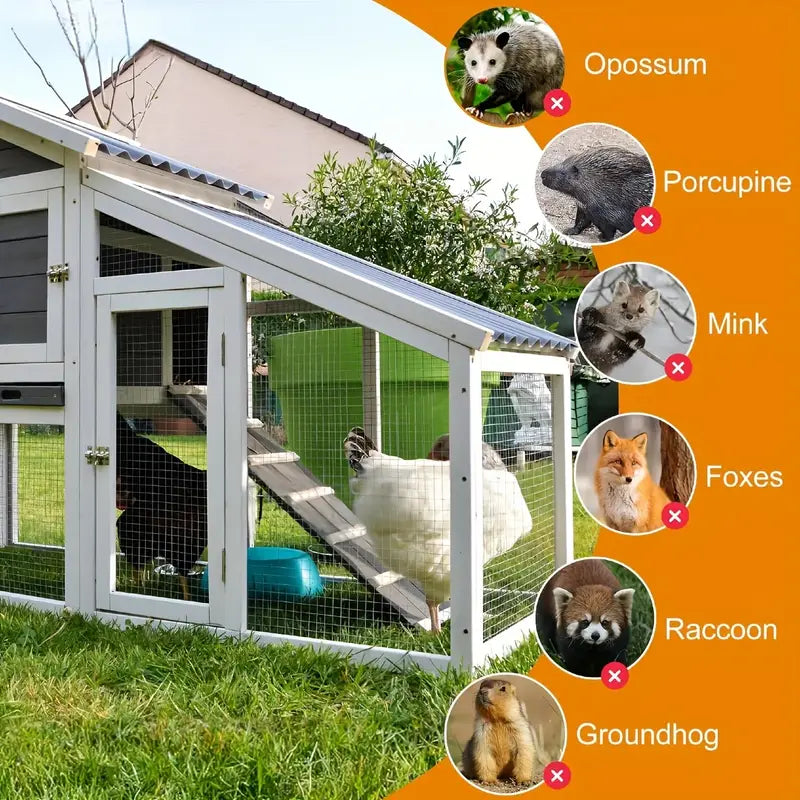 Grillage de cage à Poules Galvanisé Rouleau de 10 mètres – Maille 25x25 pour Jardin - SQES