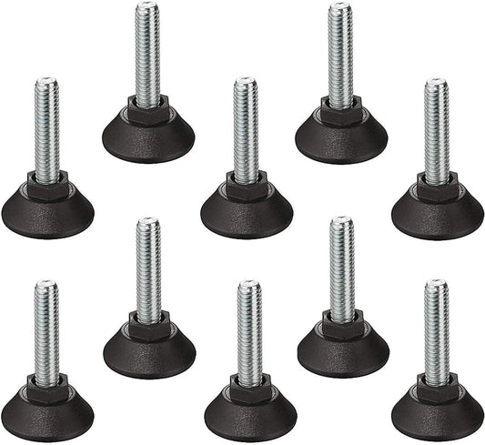 Patins de pieds réglables en hauteur, base en plastique - Lot 12pcs - SQES