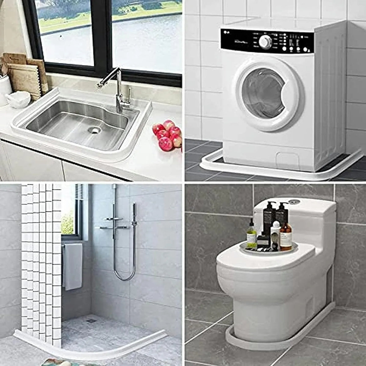 BOSSTAPE Barrière d'eau autocollant en silicone transparent -2m - SQES
