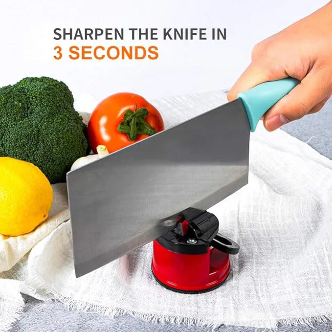 Mini Aiguiseur de couteaux manuel avec ventouse pour cuisine - SQES