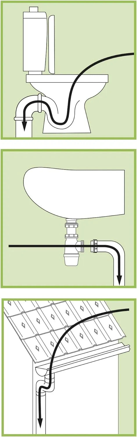 Furet de débouchage - Nettoyant canalisation - 9mm - 5m - SQES