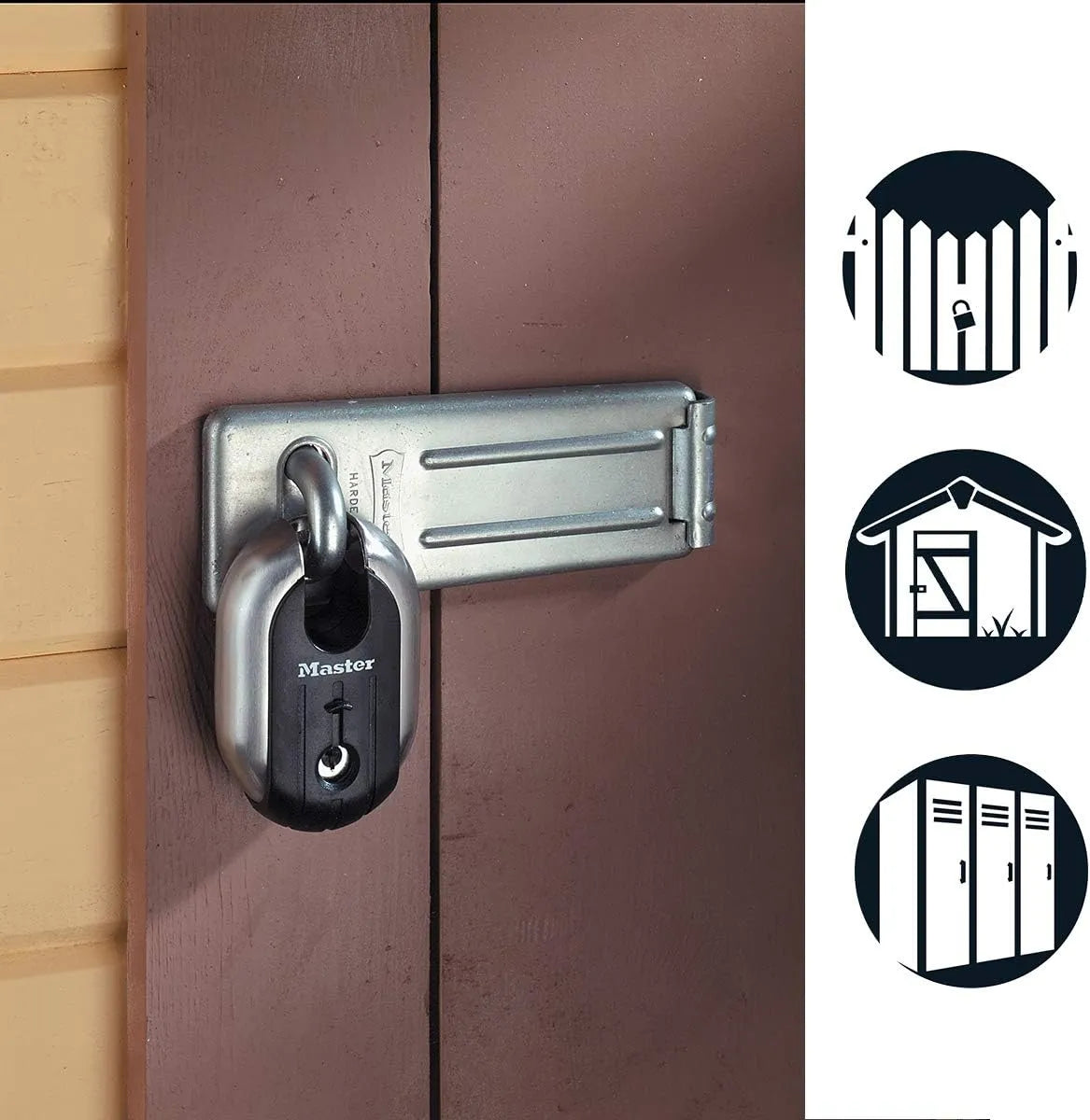 Cadenas Master Lock 189EURD en acier inoxydable - SQES