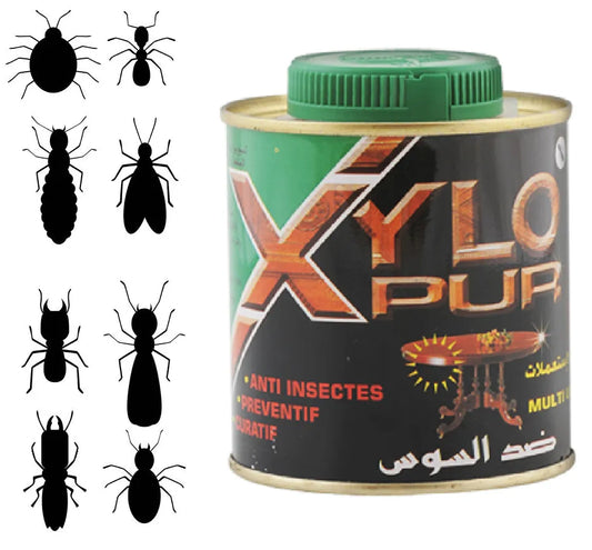 Xylo pure - Traitement protecteur pour le bois - Contre les insectes termites - 250 ml - SQES