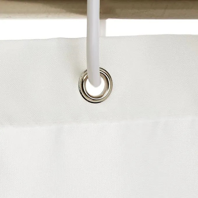 Rideau de Douche 100% en polystère - 180 x 180cm Blanc - SQES