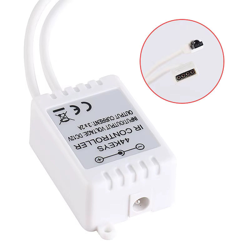Contrôleur de Changement de Couleur pour Ruban LED RGB 12V