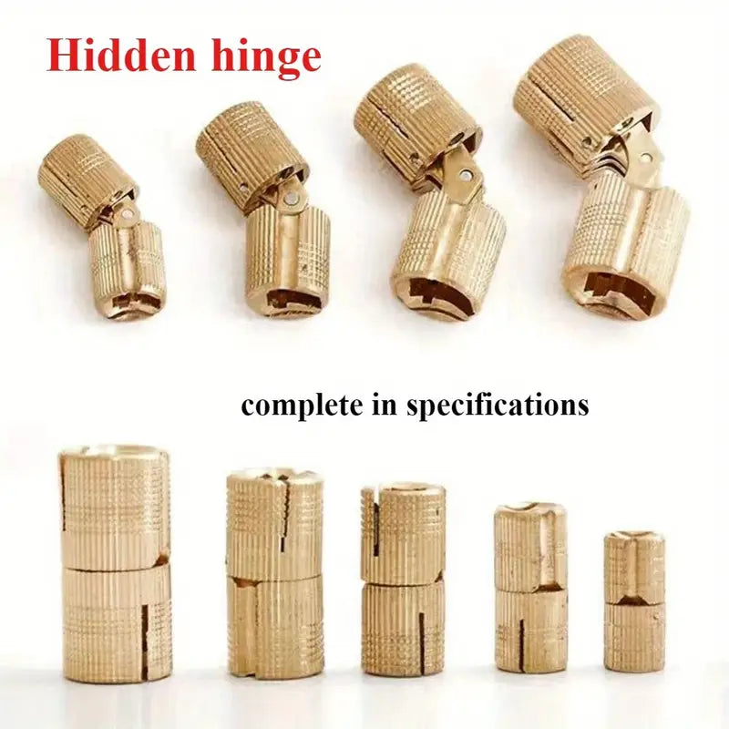 Charnières de meubles Cylindriques invisible 14mm