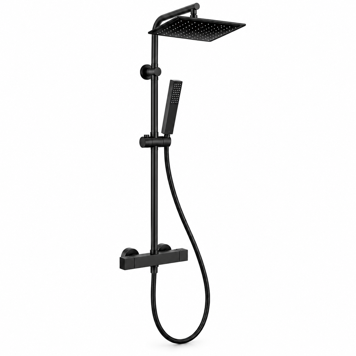 Ensemble robinetterie salle de bain FLORENCE noir 5 pièces - FRAMO