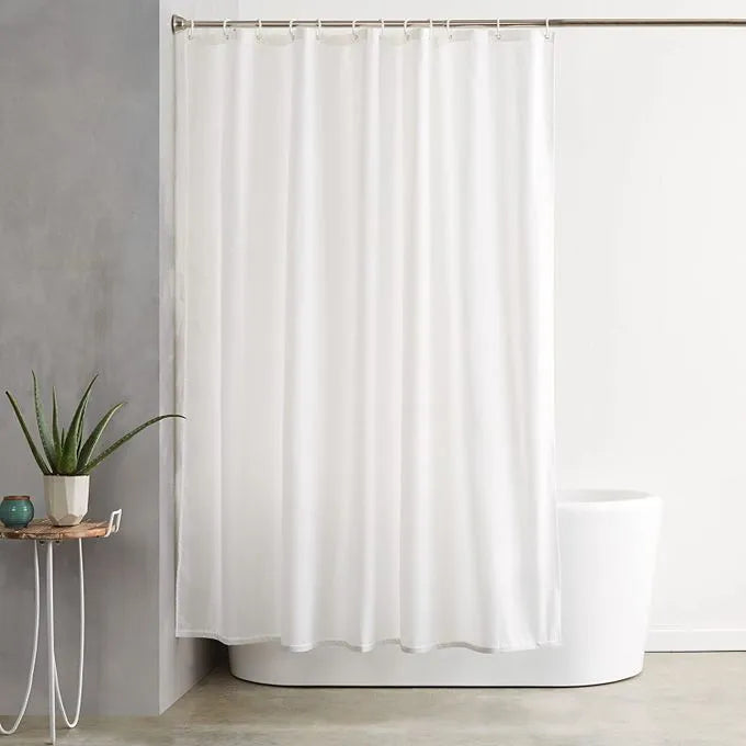 Rideau de Douche 100% en polystère - 180 x 180cm Blanc - SQES