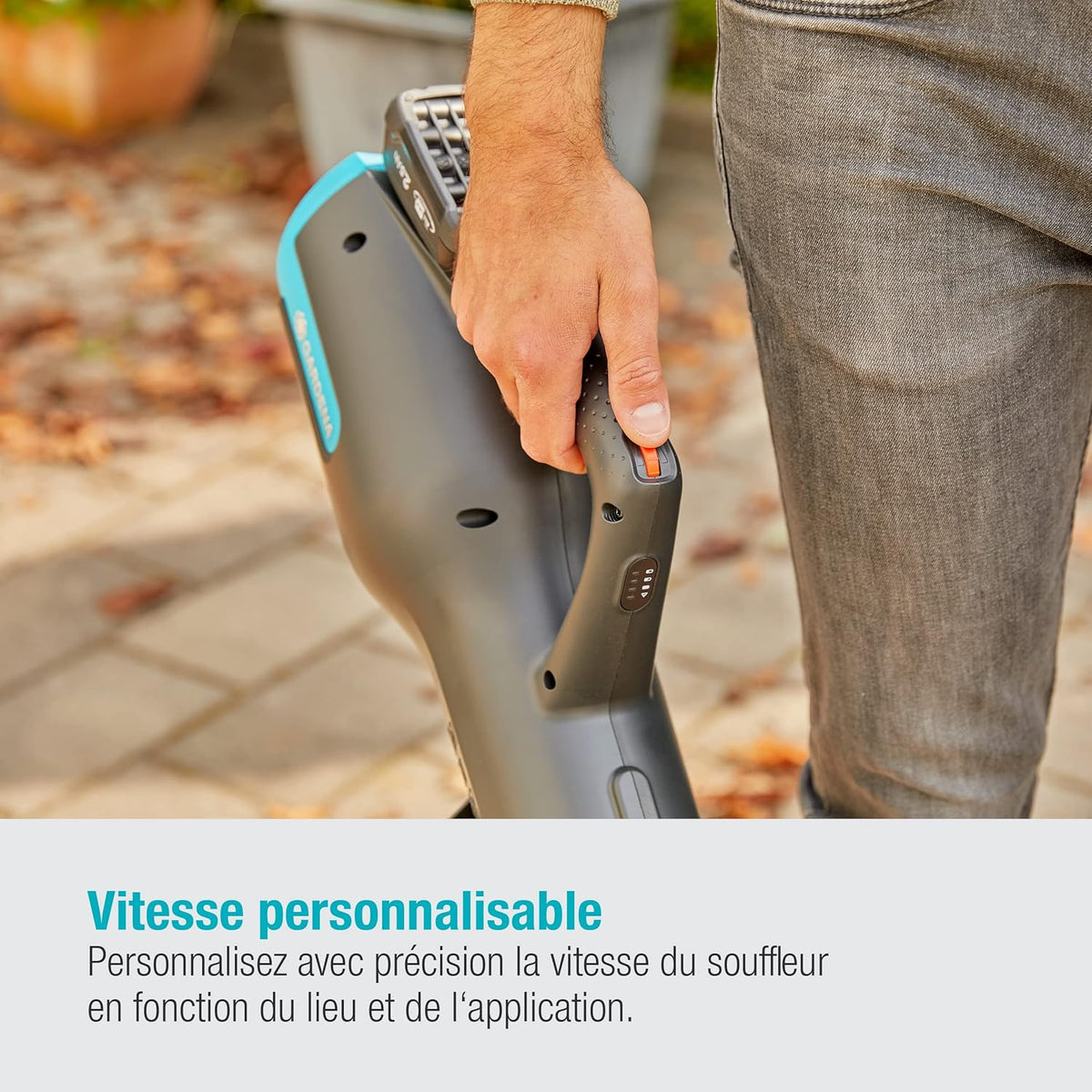 Souffleur à Batterie PowerJet 18V P4A Solo GARDENA — Réf. 14890-55