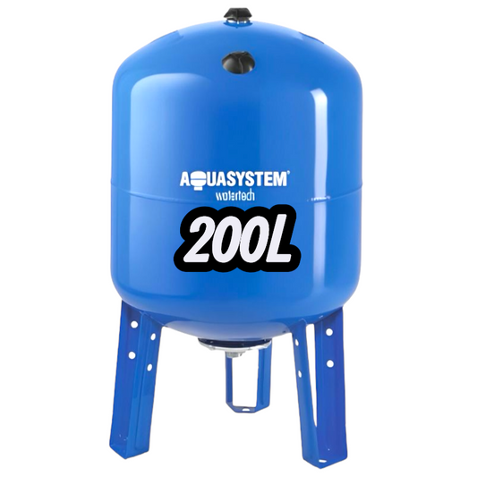 Vase d'Expansion 200L Bleu AQUASYSTEM Professionnel - SQES