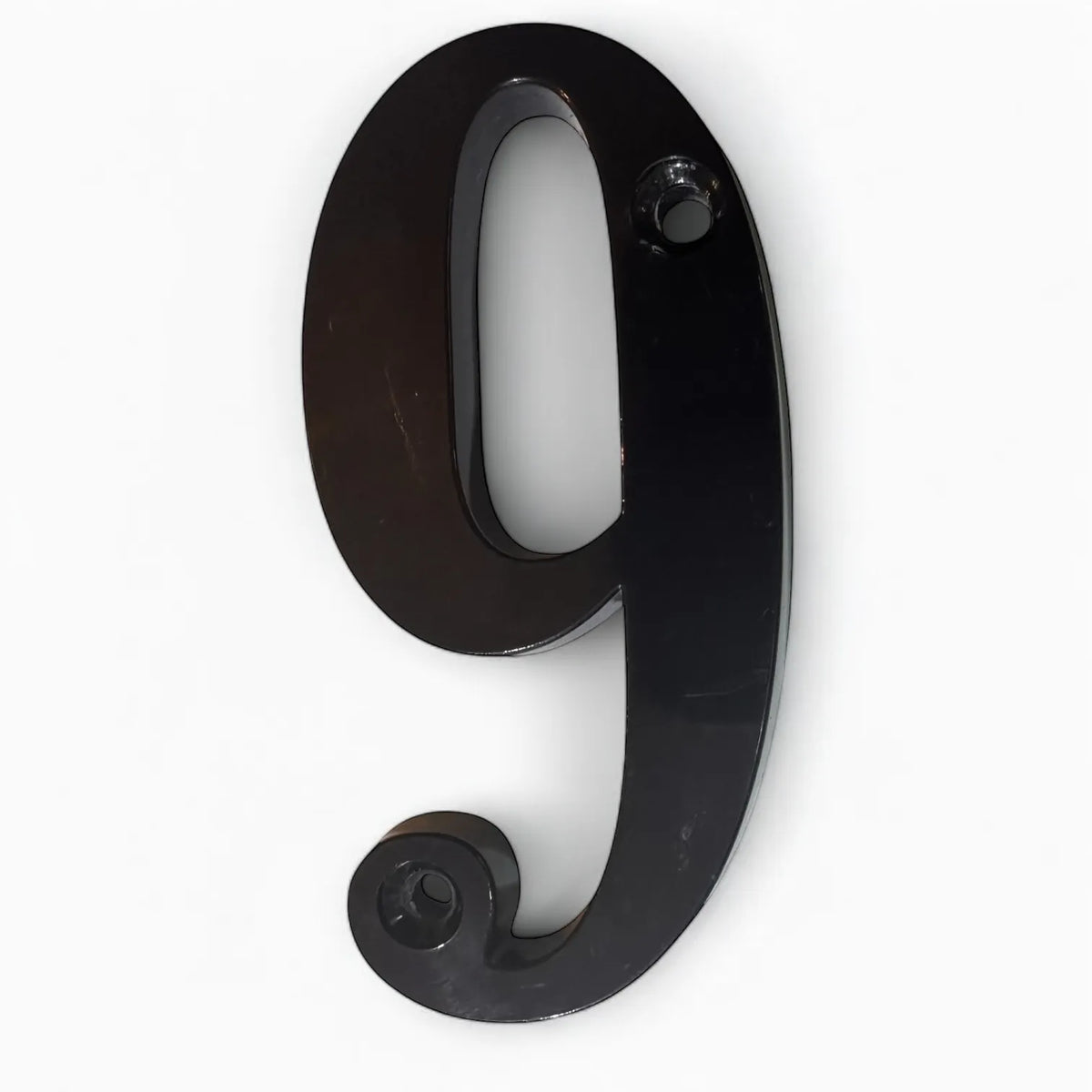 Numéro 9 de maison en plastique Noir - SQES