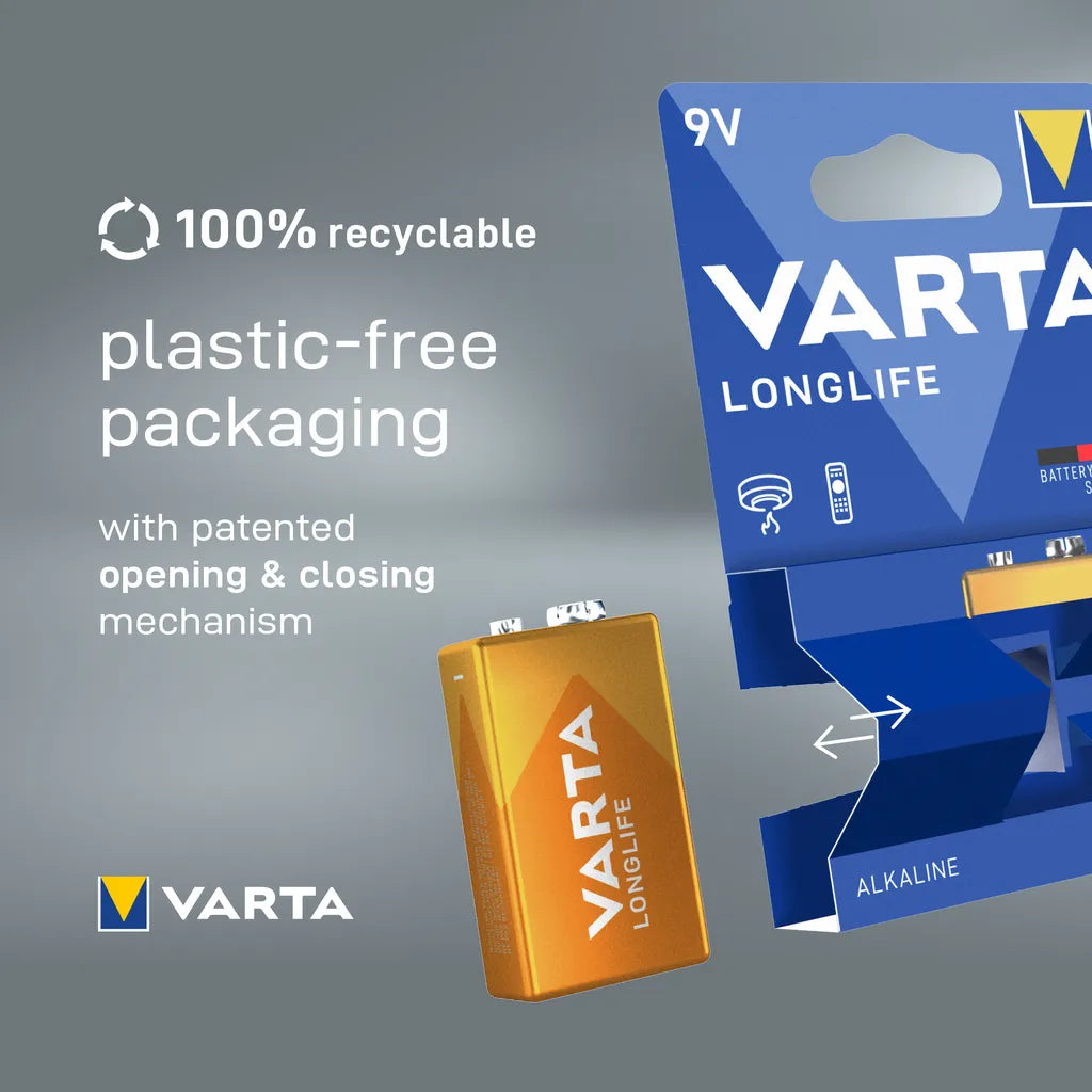 VARTA Pile Longlife Extra 9V PACK 1