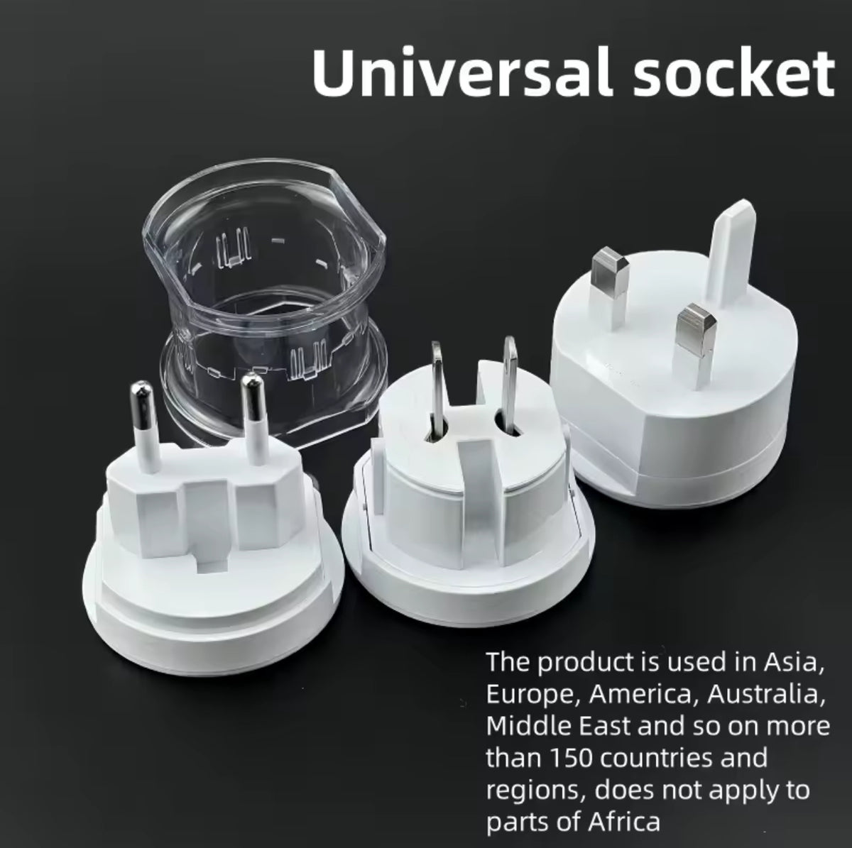 Adaptateur de Voyage Universel Tout-en-Un – Compatible Monde Entier