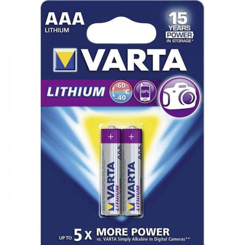 VARTA Pile Lithium R03 BP4 AAA 1.5V - Ultimate Lithium Pack