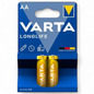 VARTA Pile Longlife Extra AA LR6 PACK 2