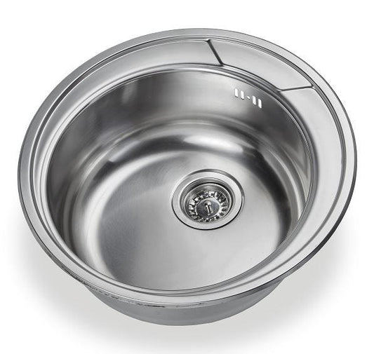 Évier Inox Rond DN 50 Encastrable