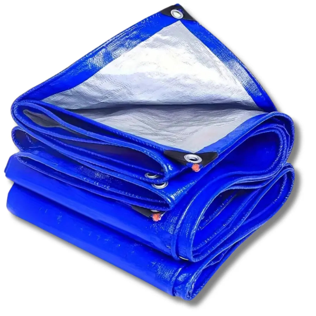 Bache de protection Multiusages PE Polyéthylène BLEU 9x14m WADFOW