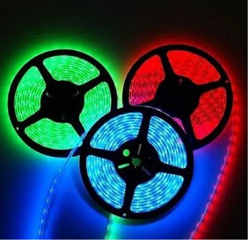 Kit Ruban LED RGB 5m, smd2835, 4 couleurs, avec télécommande - SQES