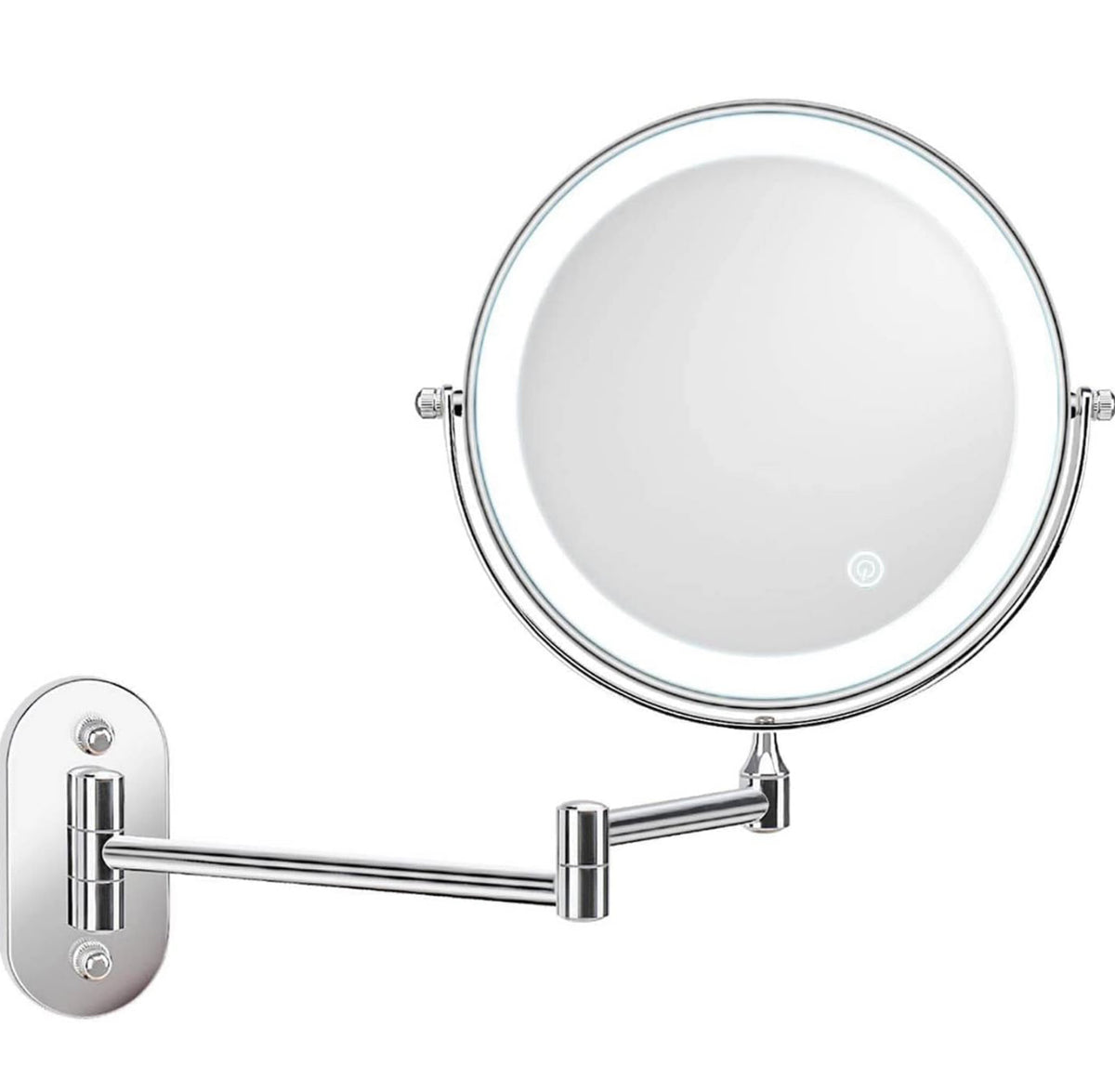 Miroir Maquillage Mural LED Tactile Grossissant