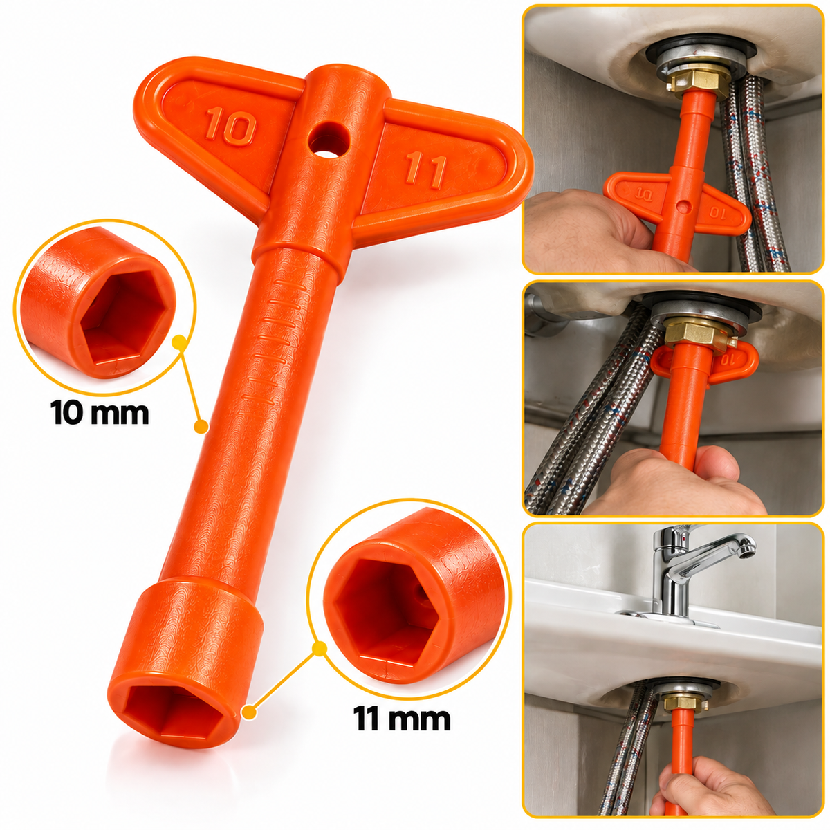 Clé de fixation de robinet 10/11 mm – SEP