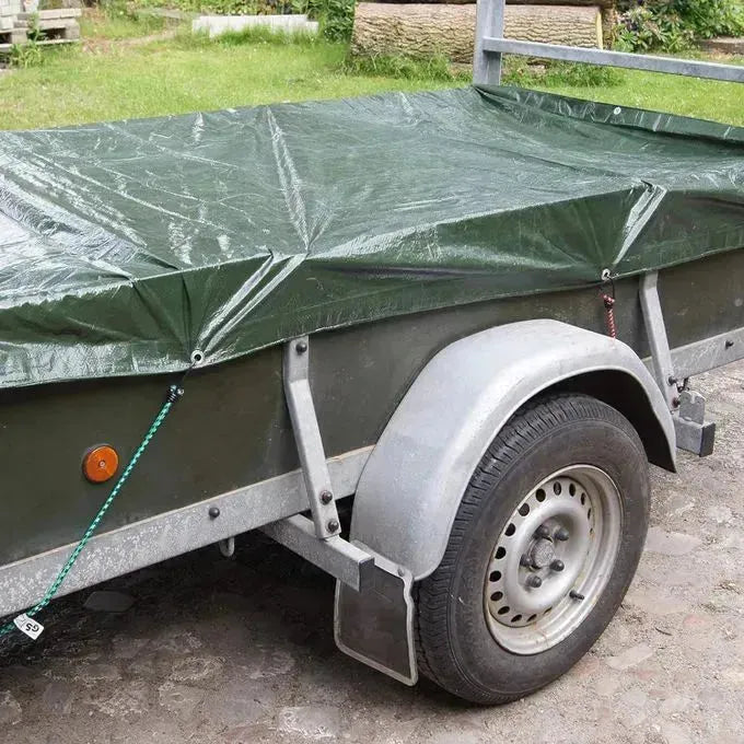Bache Protection Imperméable Œillets 4MX6M VERT