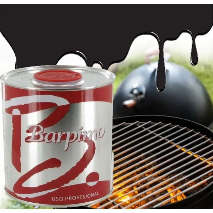 Barpimo Peinture Haute Température - Resiste jusqu’à 600ºC - 1 L - NOİR - SQES
