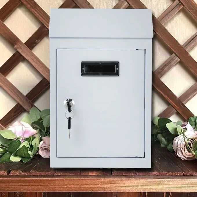 Boîte aux lettres - Boite postal métallique - Blanc - SQES