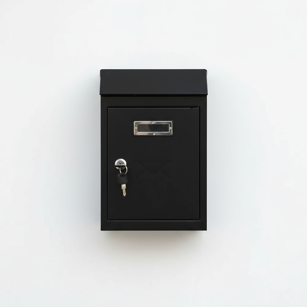 Boîte aux lettres - Boite postal métallique - Noir
