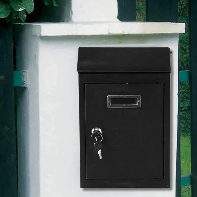 Boîte aux lettres - Boite postal métallique - Noir - SQES