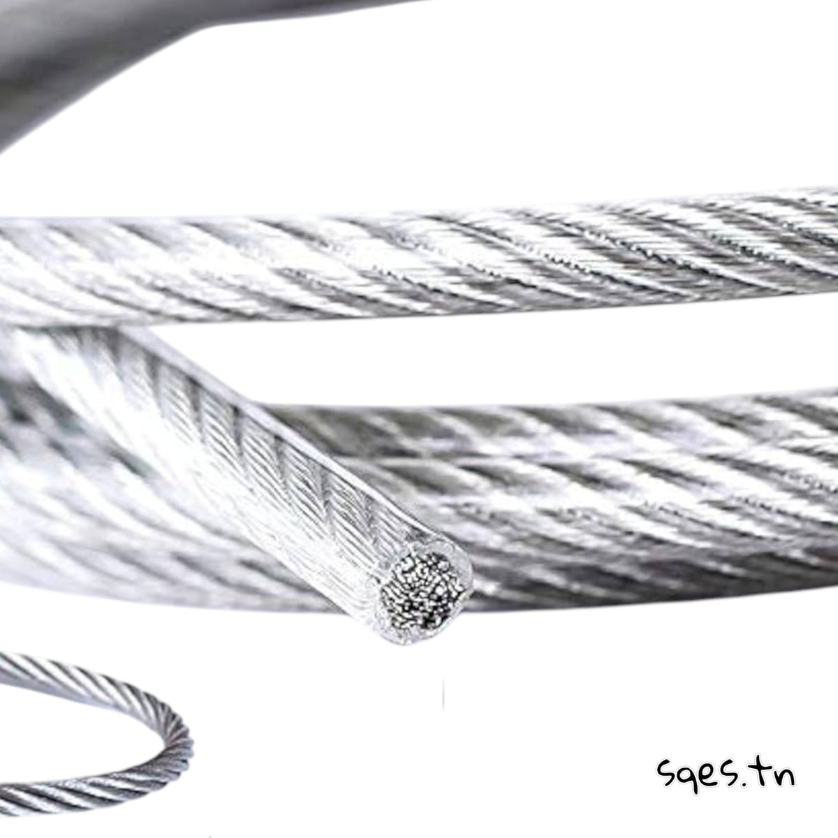 Cable en Acier Plastifié –  Rouleau 300 m