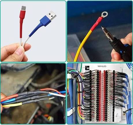 Coffret Gaines Thermorétractables 385 Pièces - Kit Isolation Électrique 600V 1-12mm