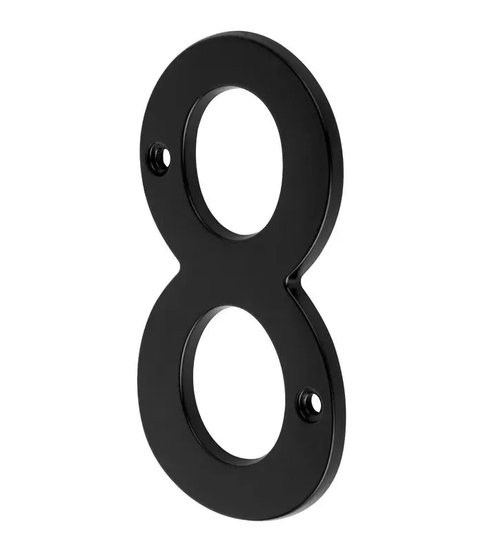 Numéro 8 de maison en plastique Noir - SQES