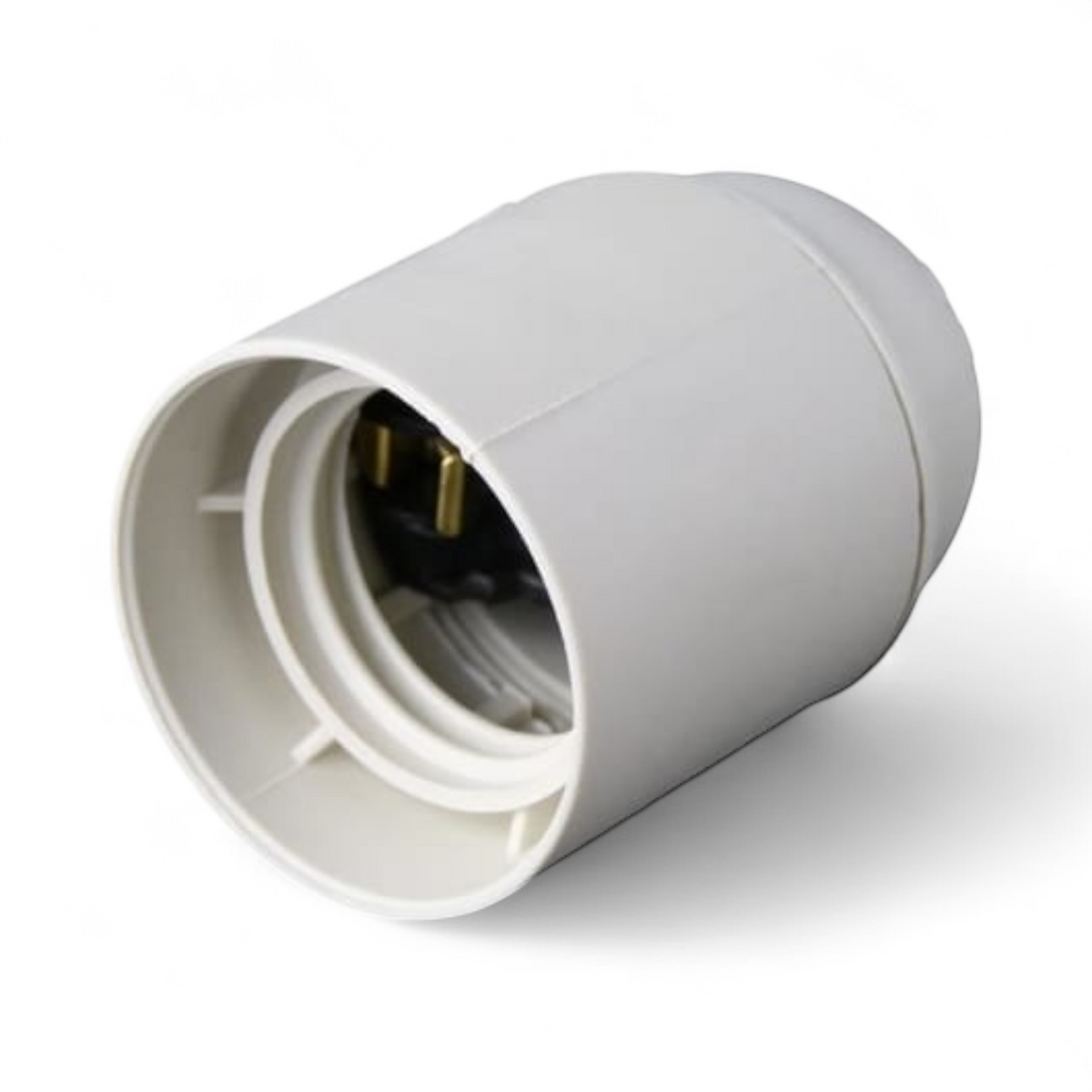 Douille Lisse E27 Blanche - Support Ampoule Standard