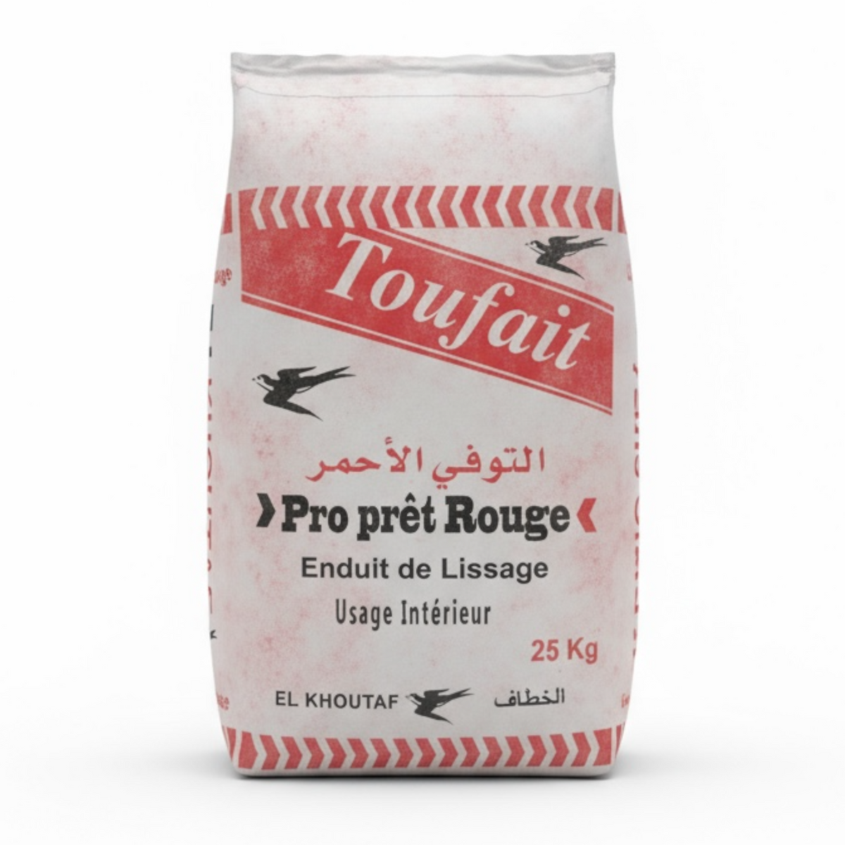 Enduit toufait rouge 25kg Khottaf