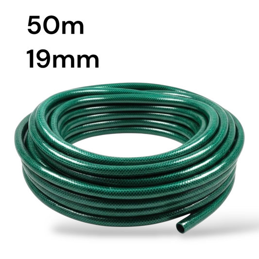 Tuyau de jardin tressé vert 50m 19mm sans accessoires
