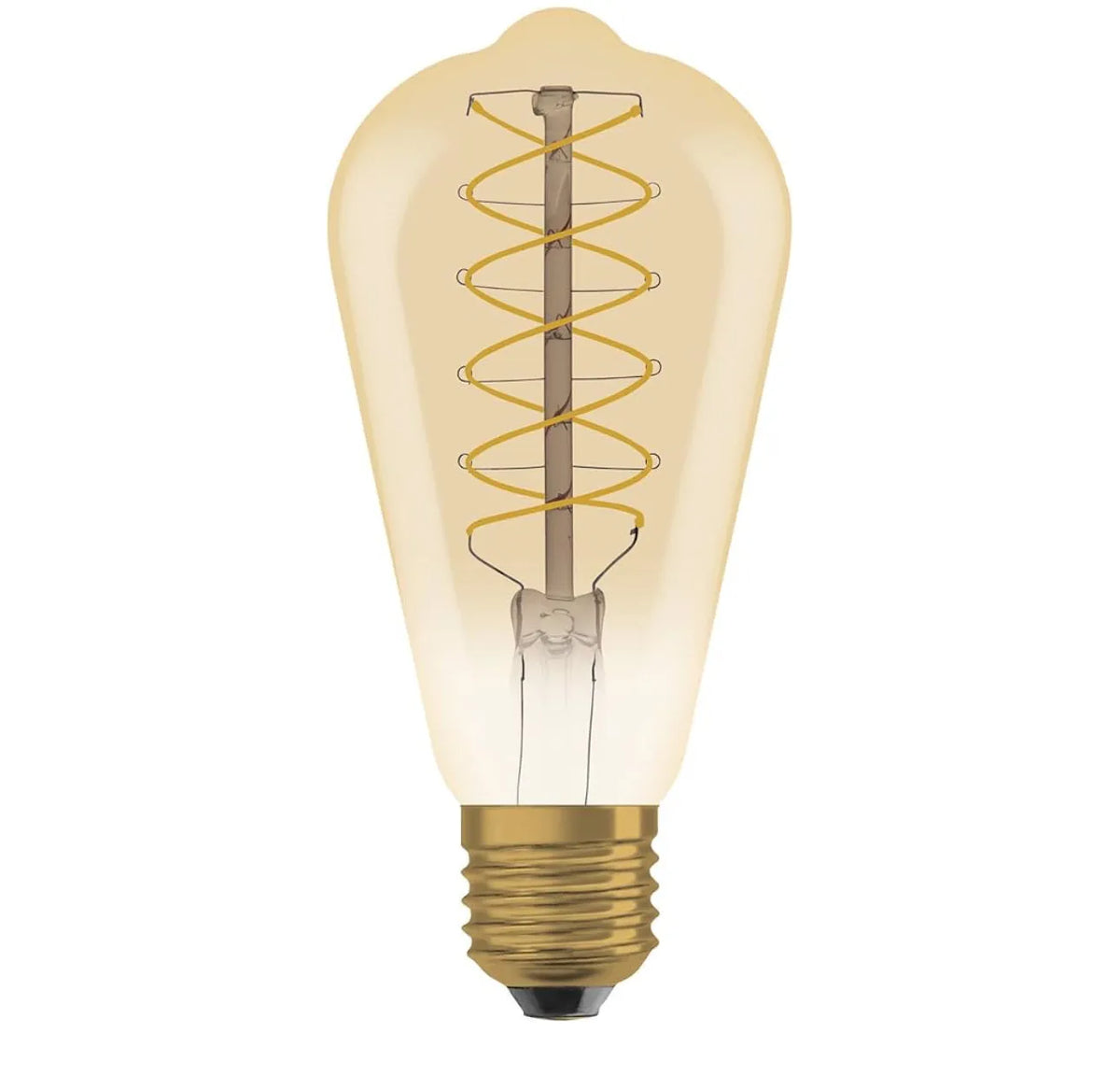 Ampoule LED Filament spiral- Vintage - E27 4W - 2000K - ST64 - SQES