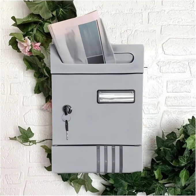 Boîte aux lettres - Boite postal - Inoxydable - 2500AR - Gris - SQES