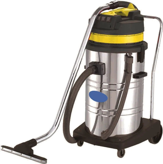 Aspirateur Eau Et Poussière Professionnel 80L 3000W Cuve Inox 3 Moteurs - SQES