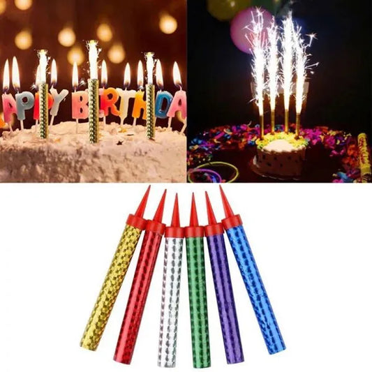 Lot de 20 bougies fontaine pour fête, anniversaire, et mariage. - SQES