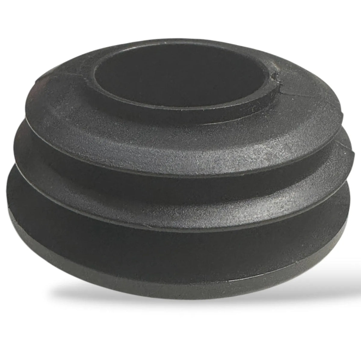Embout pour tube Rond - 10 bouchons 60mm NOIR - SQES