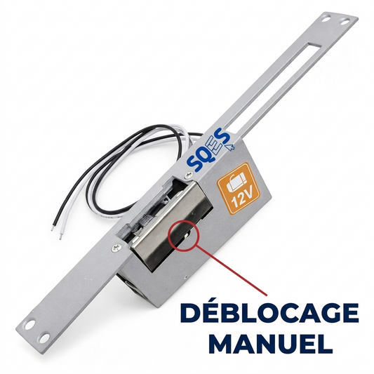 Gâche électrique JIS 12V à sécurité RF822