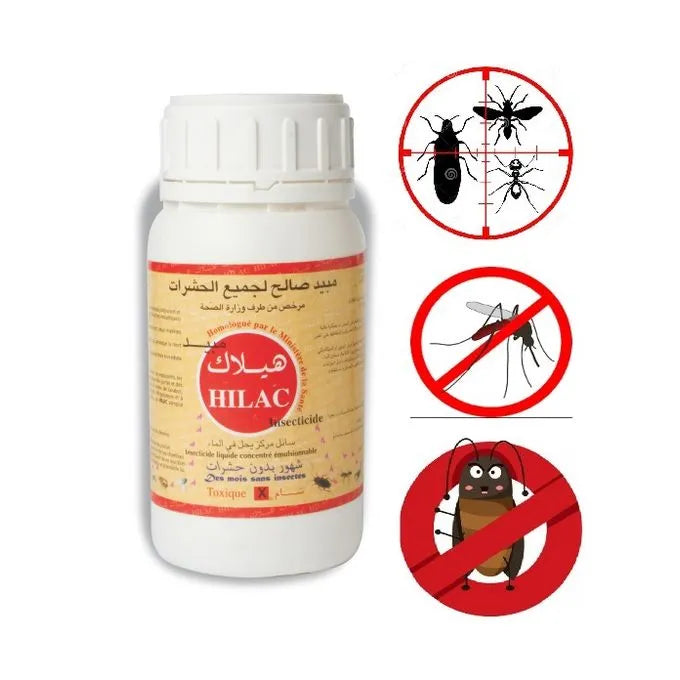 Killer gel 30g + Hilac -Insecticide Concentre Liquide 250 ml - SQES