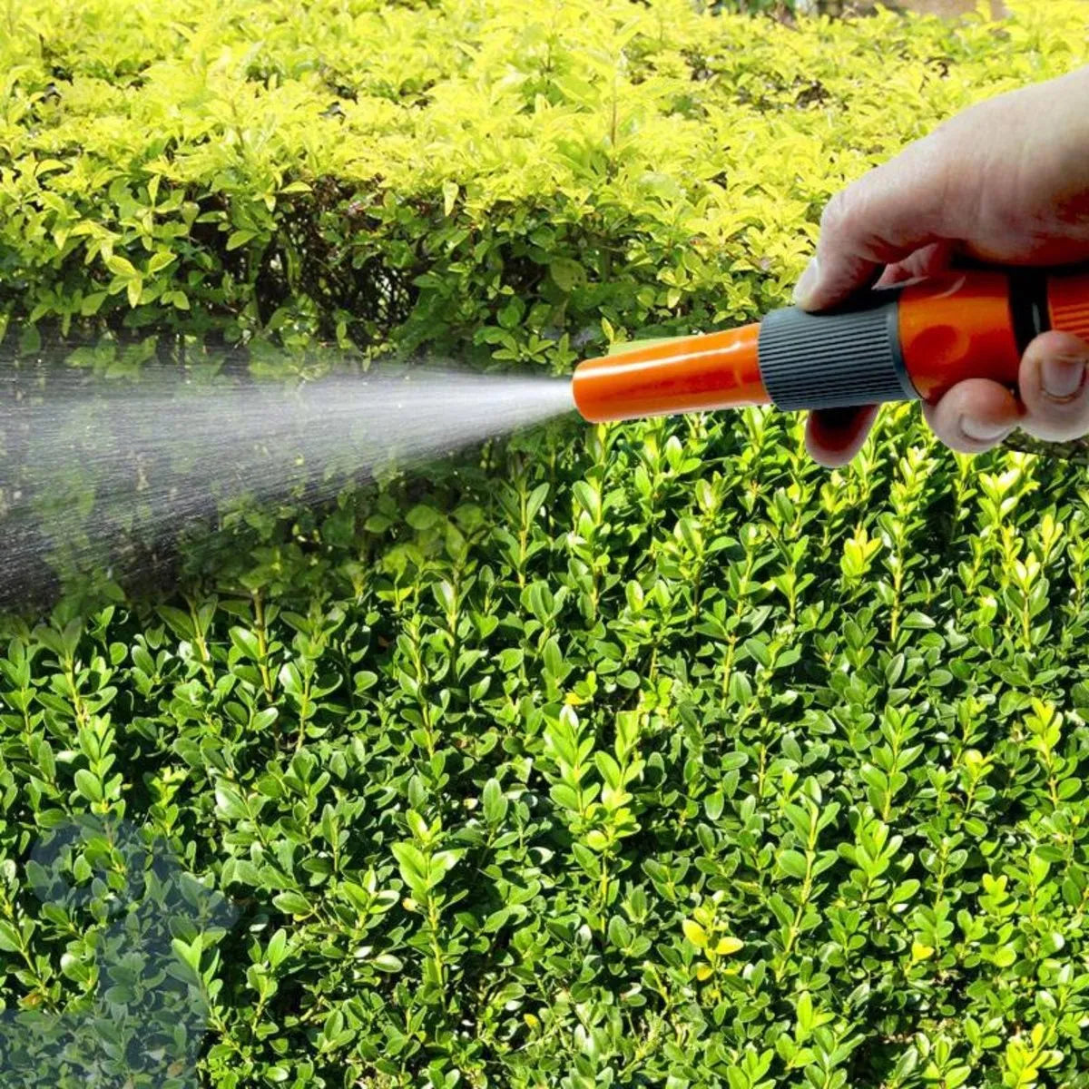 Kit complet de tuyau d'arrosage / tuyau d'arrosage vert 15 mètres - Jusqu'à 20 bar - Matériel de jardinage - Tuyaux d'arrosage - SQES