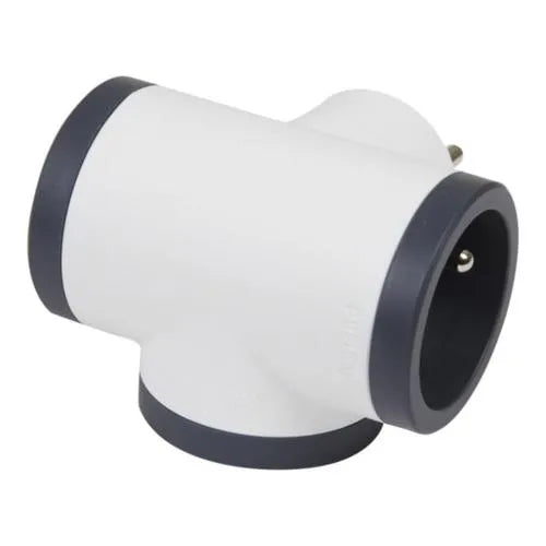 Fiche triplite avec 3 prises 2P+T latérales 16A 3680 W - SQES