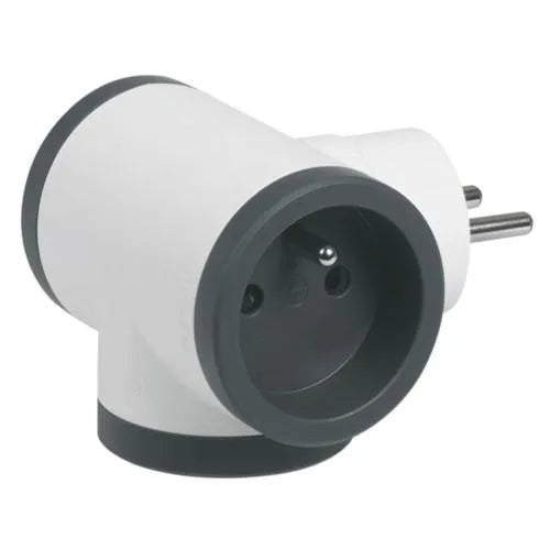Fiche triplite avec 3 prises 2P+T latérales 16A 3680 W - SQES