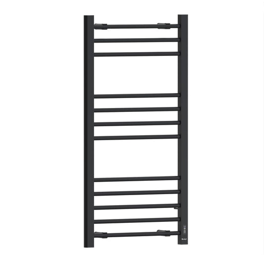 Sèche Serviette Aluminium 120cm/46cm ERGUVAN Noir-REF9005