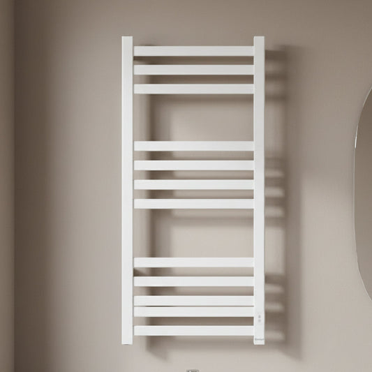 Sèche Serviette Électrique Aluminium 80cm LILY Blanc-REF9016