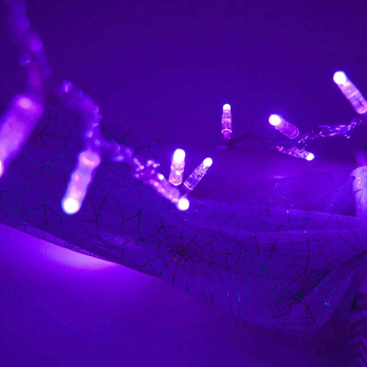 Guirlande lumineuse décoratif - Kit 100 LED Violet - 10M Mauve - SQES